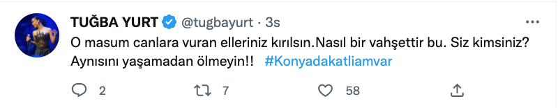 tugba yurt tan konya da yasanan kopek katliami icin sert aciklama